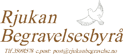 Logo, Rjukan begravelsesbyrå